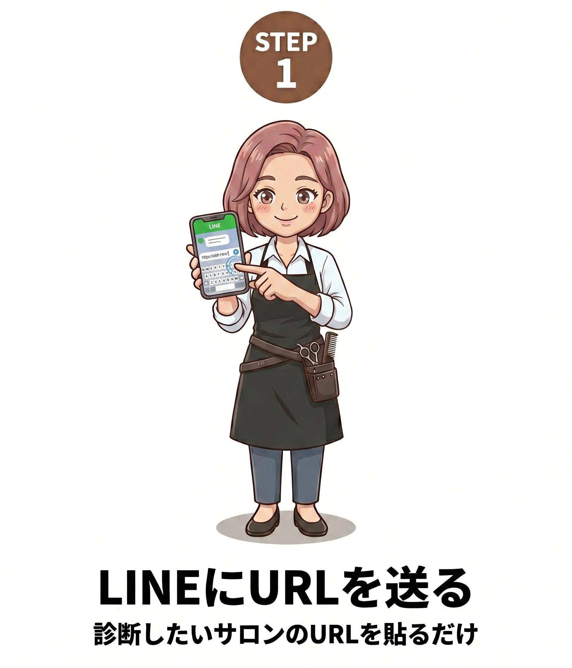 LINEでURLを送信